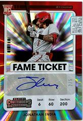 Jonathan India [Autograph Fame] #182 Baseball Cards 2021 Panini Contenders Prices
