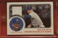 Nolan Ryan #AAR-NR9 Baseball Cards 2022 Topps Heritage All Aboard Relics Prices