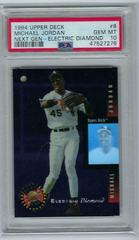 Michael Jordan [Electric Diamond] #8 Baseball Cards 1994 Upper Deck Next Generation Prices