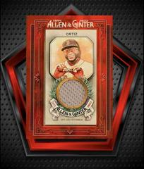 David Ortiz Baseball Cards 2022 Topps Allen & Ginter Mini Framed Relics Prices