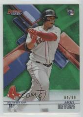 Rafael Devers [Green Refractor] #4 Baseball Cards 2018 Bowman's Best Prices
