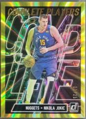 Nikola Jokic [Yellow Laser] Basketball Cards 2019 Panini Donruss Complete Players Prices