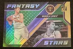 Nikola Jokic [Green Flood] #2 Basketball Cards 2020 Donruss Fantasy Stars Prices