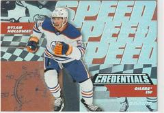 Dylan Holloway #SGR-20 Hockey Cards 2022 Upper Deck Credentials Speed of the Game Rookie Prices