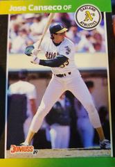 Jose Conseco Baseball Cards 1991 Donruss Grand Slammers Prices