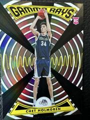 Chet Holmgren [Black] Basketball Cards 2022 Panini Chronicles Draft Picks Gamma Rays Prices