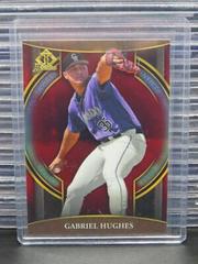 Gabriel Hughes [Red] #BI-21 Baseball Cards 2023 Bowman Chrome Invicta Prices