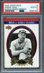 Jimmie Foxx Baseball Cards 2002 Upper Deck World Series Heroes Prices