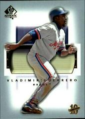 Vladimir Guerrero Baseball Cards 2003 SP Authentic Prices