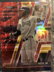 Fernando Tatis Jr. [Red Refractor] #3 Baseball Cards 2020 Bowman's Best Prices