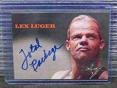 Lex Luger Wrestling Cards 1999 Topps WCW Embossed Autographs Prices