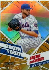 Jacob deGrom [Gold Refractor] Baseball Cards 2021 Stadium Club Chrome Beam Team Prices