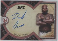 Derrick Lewis [Ruby] Ufc Cards 2018 Topps UFC Museum Collection Autographs Prices