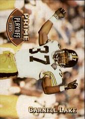 Carnell Lake #156 Football Cards 1995 Playoff Prime Prices