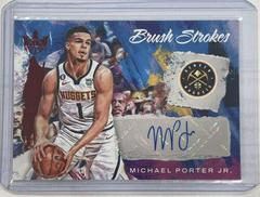 Michael Porter Jr. [Ruby] #BR-MPD Basketball Cards 2022 Panini Court Kings Brush Strokes Prices