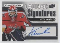 Vitek Vanecek Hockey Cards 2021 Upper Deck Ovation Lauded Signatures Prices