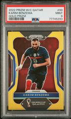 Karim Benzema [Gold] Soccer Cards 2022 Panini Prizm World Cup Prices