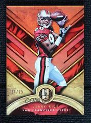 Jerry Rice [Rose Gold] Football Cards 2019 Panini Gold Standard Prices