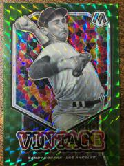 Sandy Koufax [Green Mosaic] Baseball Cards 2021 Panini Mosaic Vintage Prices