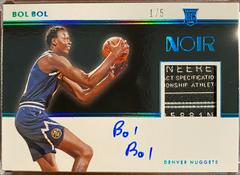 Bol Bol [Patch Autograph Tag] Basketball Cards 2019 Panini Noir Prices