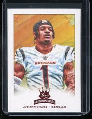 Ja'Marr Chase [Red] #GK-24 Football Cards 2021 Panini Chronicles Gridiron Kings Prices