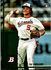CJ Abrams #98 Baseball Cards 2022 Bowman Heritage Prices