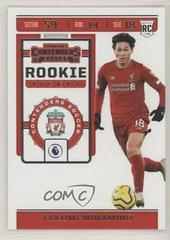 Takumi Minamino Soccer Cards 2019 Panini Chronicles Contenders Rookie Ticket Prices