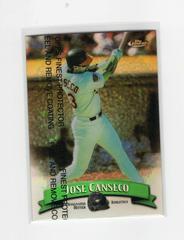 Jose Canseco [Refractor] Baseball Cards 1998 Finest Prices