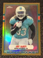 Jay Ajayi [Gold Refractor] #89-JA Football Cards 2015 Topps Chrome 1989 Super Rookie Prices