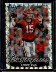 Carson Beck #BM-13 Football Cards 2023 Bowman's Best University Masterpieces Prices