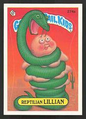 Reptillian LILLIAN #274a 1987 Garbage Pail Kids Prices