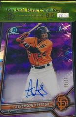 Aeverson Arteaga [Purple] #BSPA-AA Baseball Cards 2022 Bowman Chrome Sapphire Autographs Prices
