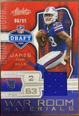 James Cook #15 Football Cards 2022 Panini Absolute War Room Materials Prices