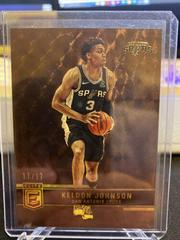 Keldon Johnson [Gold] Basketball Cards 2021 Panini Donruss Elite Prices