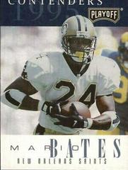 Mario Bates Football Cards 1995 Playoff Contenders Prices