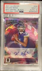 Kellen Mond [Green] Football Cards 2021 Panini Illusions Rookie Vision Signatures Prices