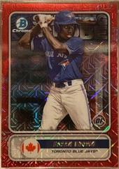 Dasan Brown [Red Refractor] Baseball Cards 2020 Bowman Chrome Spanning the Globe Prices