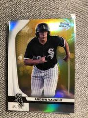 Andrew Vaughn [Gold Refractor] #BPR-22 Baseball Cards 2020 Bowman Sterling Prices