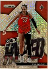 A'ja Wilson [Mojo] #7 Basketball Cards 2023 Panini Prizm WNBA Get Hyped Prices