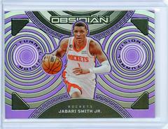 Jabari Smith Jr. [Purple Flood] #18 Basketball Cards 2022 Panini Obsidian Tunnel Vision Prices