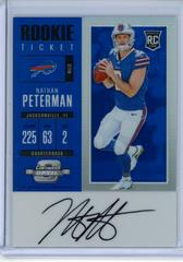 Nathan Peterman [Autograph Blue] Football Cards 2017 Panini Contenders Optic Prices