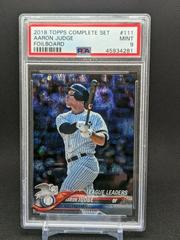Aaron Judge [Foilboard] #111 Baseball Cards 2018 Topps Complete Set Prices