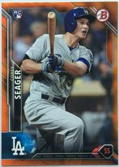 Corey Seager [Orange] #150 Baseball Cards 2016 Bowman Prices