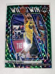 Stephen Curry [Green Fluorescent] Basketball Cards 2020 Panini Mosaic Will to Win Prices