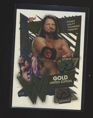 AJ Styles Wrestling Cards 2021 Topps Slam Attax WWE Limited Edition Gold Prices