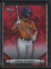 Drew Gilbert [Red] #BSP-88 Baseball Cards 2023 Bowman Sterling Prices