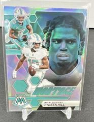 Tyreek Hill [Mosaic] #M-17 Football Cards 2023 Panini Mosaic Montage Prices