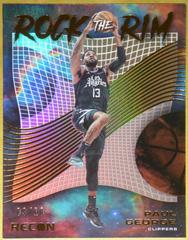 Paul George [Gold] #14 Basketball Cards 2022 Panini Recon Rock the Rim Prices