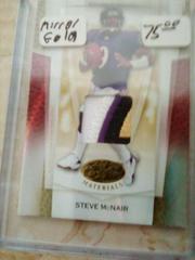 Steve McNair [Mirror Gold Material] Football Cards 2007 Leaf Certified Materials Prices
