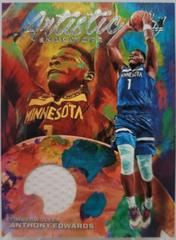 Anthony Edwards #AE-ANT Basketball Cards 2022 Panini Court Kings Artistic Endeavors Prices